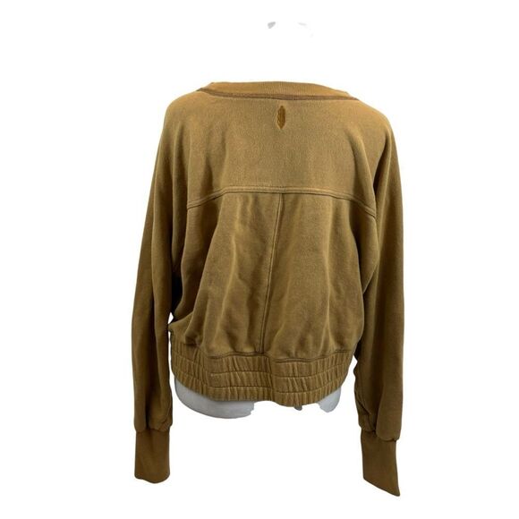 Ladies Free People Movement June Bug Sweatshirt Size Medium Whispering Forest - Picture 8 of 14